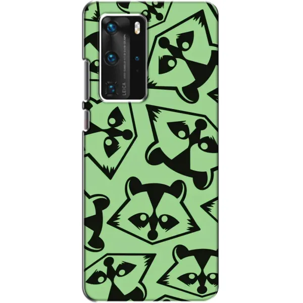 Чехол с рисунком «Мордочки Енота» для Huawei P40 Pro Чехол с рисунком «Мордочки Енота» для Huawei P40 Pro