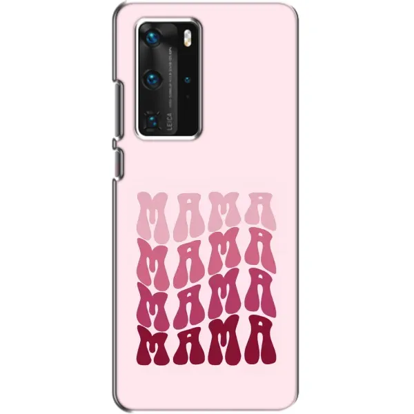 Чехол с рисунком «Надпись мама» для Huawei P40 Pro Чехол с рисунком «Надпись мама» для Huawei P40 Pro