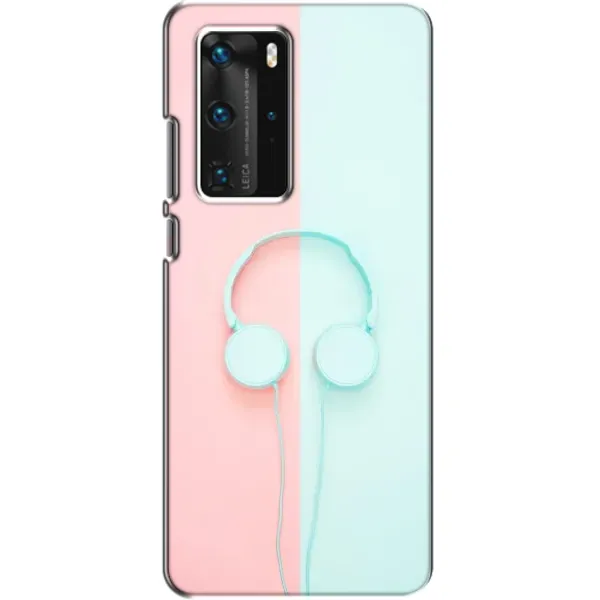 Чехол с рисунком «Наушники» для Huawei P40 Pro Чехол с рисунком «Наушники» для Huawei P40 Pro