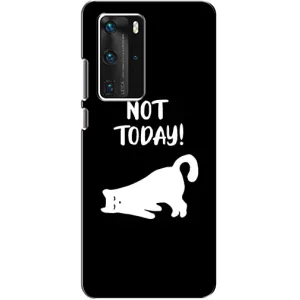 Бампер з зображенням Котиків для Хуавей П40 Про (Not Today)