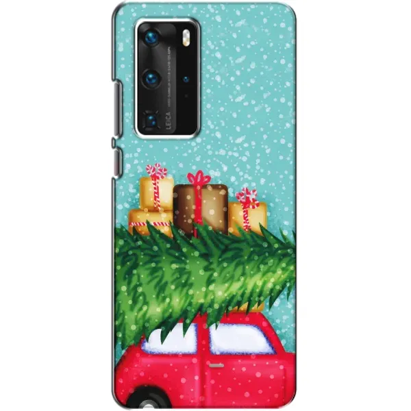 Чехол с рисунком «Новогодние подарки» для Huawei P40 Pro