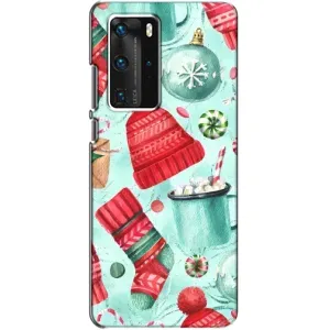 Чехол Санта Клаус для Huawei P40 Pro (Одежда)