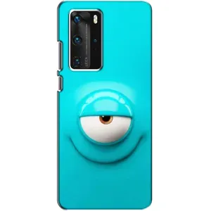 Силиконовые Чехлы (смешные стикеры) для Huawei P40 Pro (Одноглазик)