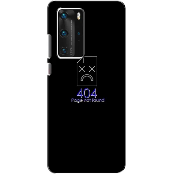 Чехол с рисунком «Ошибка 404» для Huawei P40 Pro Чехол с рисунком «Ошибка 404» для Huawei P40 Pro