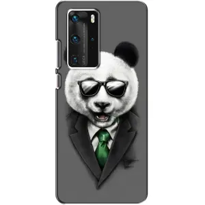 Чехлы с Пандами на Huawei P40 Pro (Панда в очках)