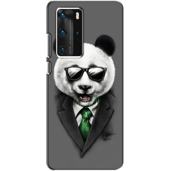 Чехол с рисунком «Панда в очках» для Huawei P40 Pro Чехол с рисунком «Панда в очках» для Huawei P40 Pro