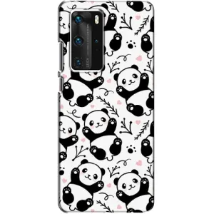 Чехлы с Пандами на Huawei P40 Pro (Пандочки)
