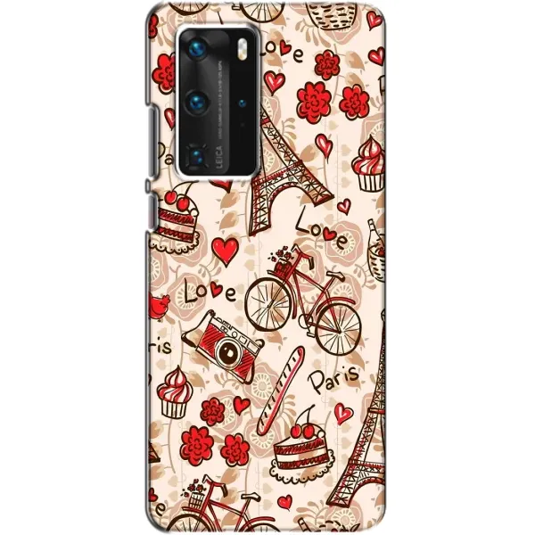 Чехол с рисунком «Париж мечта» для Huawei P40 Pro Чехол с рисунком «Париж мечта» для Huawei P40 Pro