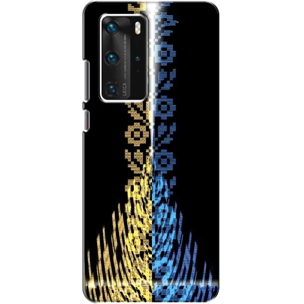 Чехол с рисунком «Патриотическая вышиванка» для Huawei P40 Pro