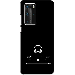 Чохол з картинками на чорному фоні для Huawei P40 Pro (Плеєр)