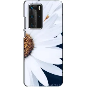 Чехол с ромашками на Huawei P40 Pro (Пол ромашки)