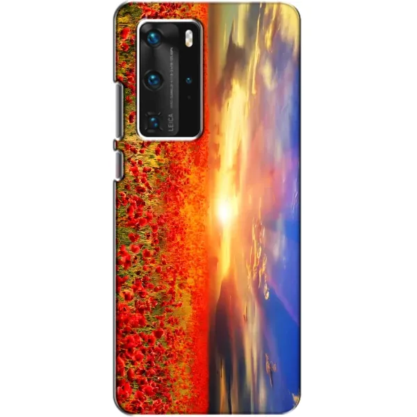 Чехол с рисунком «Поле тюльпанов» для Huawei P40 Pro Чехол с рисунком «Поле тюльпанов» для Huawei P40 Pro
