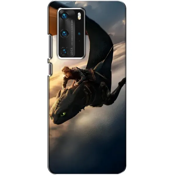 Чехол с рисунком «Полет Беззубика» для Huawei P40 Pro Чехол с рисунком «Полет Беззубика» для Huawei P40 Pro