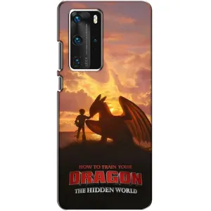 Чехол дракон Беззубик для Huawei P40 Pro (Постер Беззубика)
