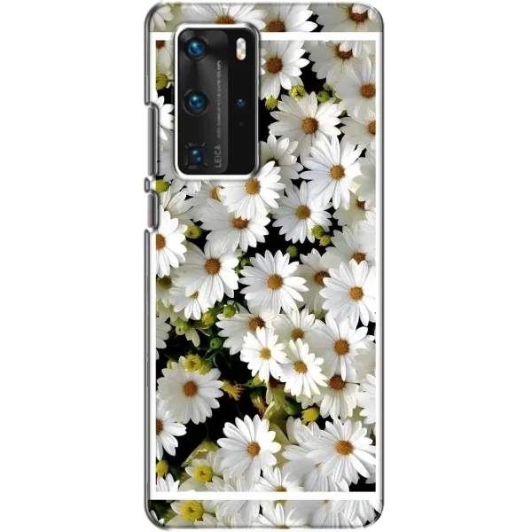 Чехол с рисунком «Рамка в ромашках» для Huawei P40 Pro Чехол с рисунком «Рамка в ромашках» для Huawei P40 Pro