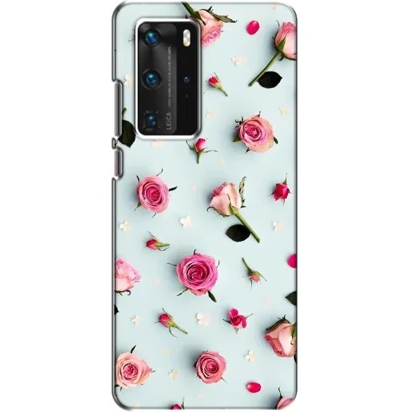 Чехол с рисунком «Разные цветы» для Huawei P40 Pro Чехол с рисунком «Разные цветы» для Huawei P40 Pro