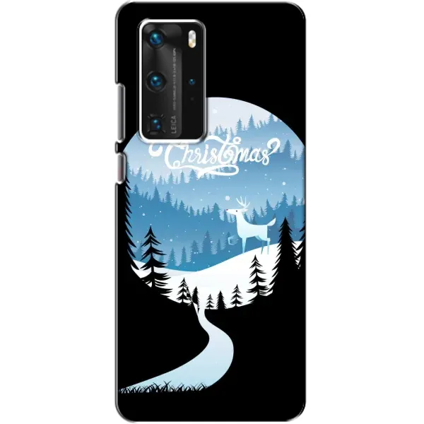 Чехол с рисунком «Рождественский Олень» для Huawei P40 Pro Чехол с рисунком «Рождественский Олень» для Huawei P40 Pro