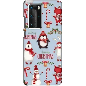 Чехол Санта Клаус для Huawei P40 Pro (Рождественский)