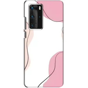 Чехол с рисунком «Розовый фон» для Huawei P40 Pro