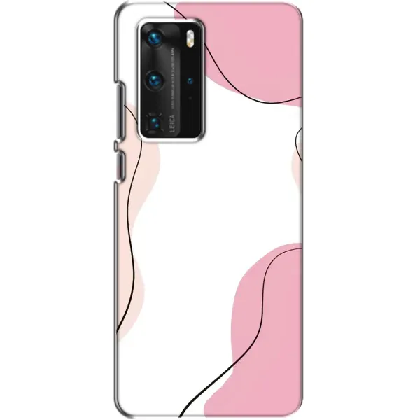 Чехол с рисунком «Розовый фон» для Huawei P40 Pro Чехол с рисунком «Розовый фон» для Huawei P40 Pro