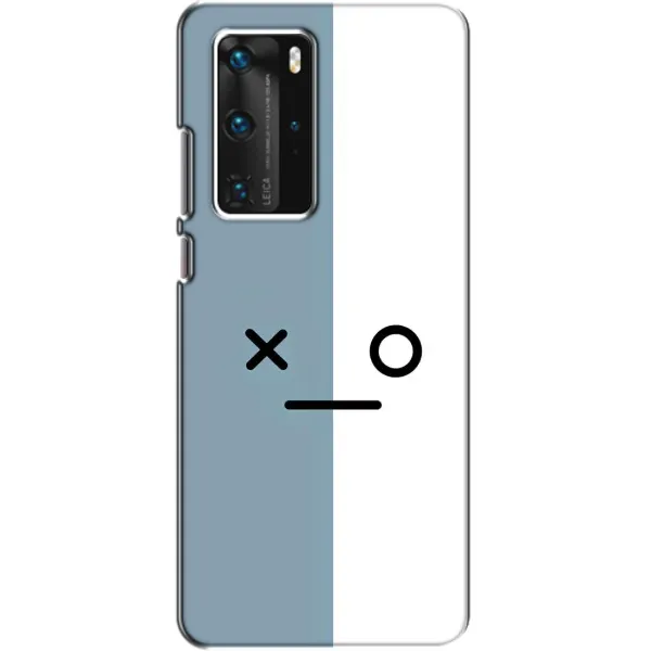Чехол с рисунком «Серо-белый» для Huawei P40 Pro Чехол с рисунком «Серо-белый» для Huawei P40 Pro