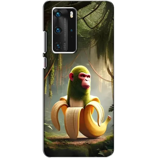 Чехол с рисунком «Шимпанзини бананини» для Huawei P40 Pro Чехол с рисунком «Шимпанзини бананини» для Huawei P40 Pro