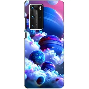 Чохли КОСМОС на Huawei P40 Pro (Сині планети)