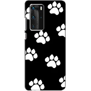 Бампер для Huawei P40 Pro с картинкой "Песики" (Следы собак)