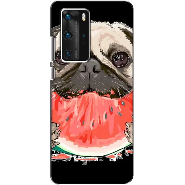 Чехол с рисунком «Смешной Мопс» для Huawei P40 Pro Чехол с рисунком «Смешной Мопс» для Huawei P40 Pro