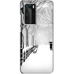 Чохли на Новий Рік Huawei P40 Pro (Снігом замело)