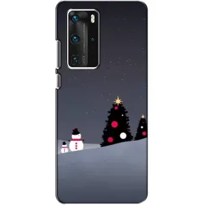 Чохли на Новий Рік Huawei P40 Pro (Сніговички)