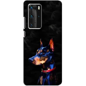 Бампер для Huawei P40 Pro с картинкой "Песики" (Собака Мопс)