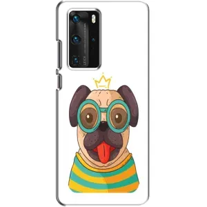 Бампер для Huawei P40 Pro с картинкой "Песики" (Собака Король)