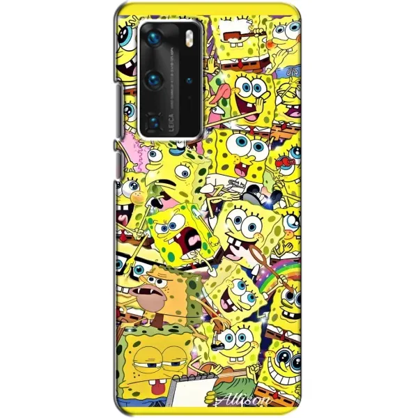 Чехол с рисунком «Спанч Боб Арт» для Huawei P40 Pro Чехол с рисунком «Спанч Боб Арт» для Huawei P40 Pro