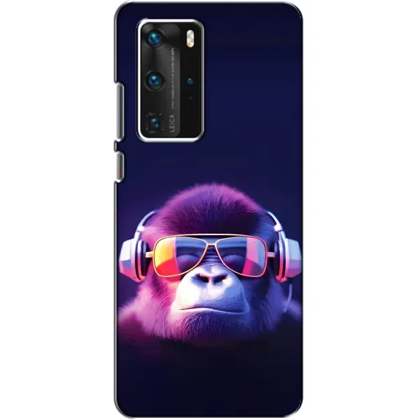 Чехол с рисунком «Стильная обезьяна» для Huawei P40 Pro Чехол с рисунком «Стильная обезьяна» для Huawei P40 Pro