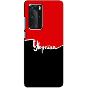 Чехлы УПА (Красно-Чёрный) на Huawei P40 Pro (Украина УПА)