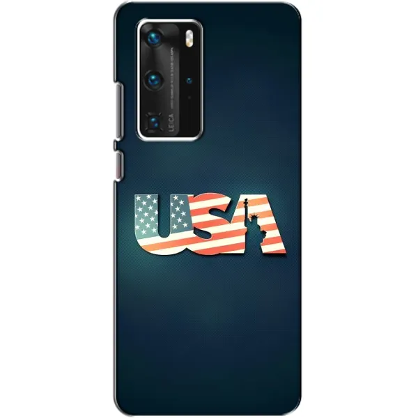 Чехол с рисунком «USA» для Huawei P40 Pro Чехол с рисунком «USA» для Huawei P40 Pro