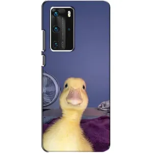 Бампер з принтом Меми для Huawei P40 Pro (Качка)