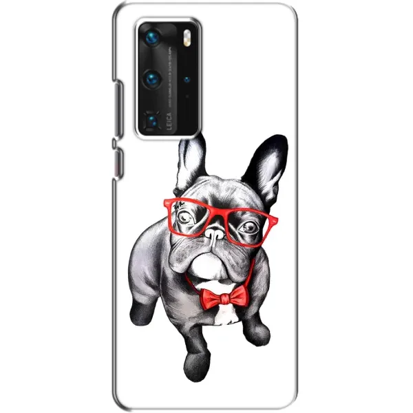 Чехол с рисунком «В очках» для Huawei P40 Pro Чехол с рисунком «В очках» для Huawei P40 Pro