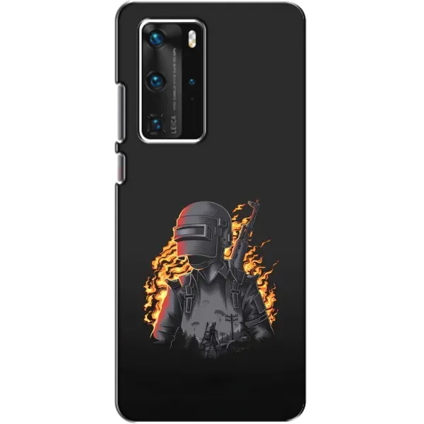 Чехол с рисунком «В огне» для Huawei P40 Pro Чехол с рисунком «В огне» для Huawei P40 Pro