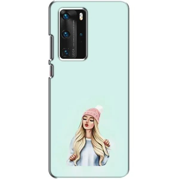 Чехол с рисунком «В шапке» для Huawei P40 Pro Чехол с рисунком «В шапке» для Huawei P40 Pro