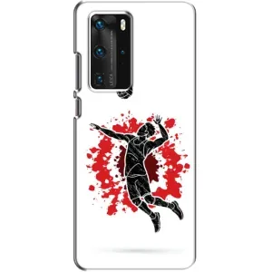 Чохли з прінтом Спортивна тематика для Huawei P40 Pro (Волейболіст)
