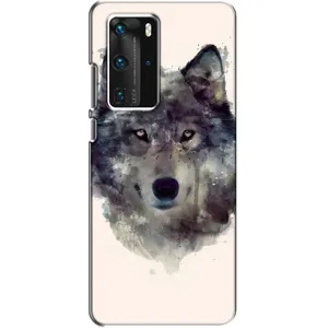Чехол с Волком на Huawei P40 Pro (Волк)