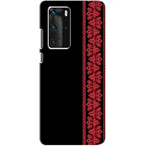 Силіконовый Чохол на Huawei P40 Pro з картинкой Вишиванки