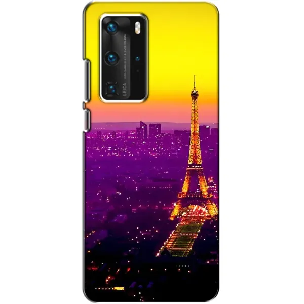 Чехол с рисунком «Яркая башня» для Huawei P40 Pro Чехол с рисунком «Яркая башня» для Huawei P40 Pro