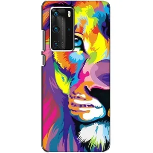 Чехол с картинкой на Huawei P40 Pro (Яркий Лев)