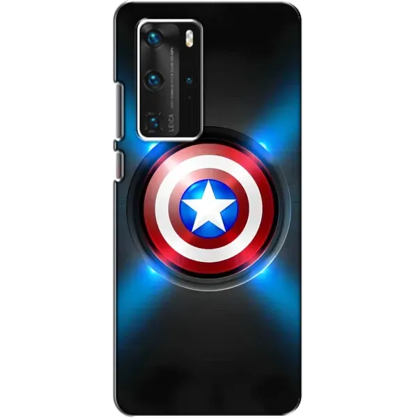 Чехол с рисунком «Яркий Щит Капитана» для Huawei P40 Pro Чехол с рисунком «Яркий Щит Капитана» для Huawei P40 Pro