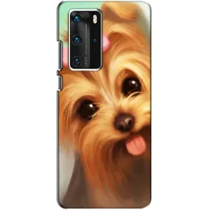 Чехол (ТПУ) Милые собачки для Huawei P40 Pro (Йоршенский терьер)