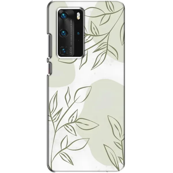 Чехол с рисунком «Зелёный дизайн» для Huawei P40 Pro Чехол с рисунком «Зелёный дизайн» для Huawei P40 Pro