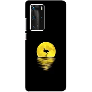 Летний Чехол на Huawei P40 Pro (Желтый Закат)
